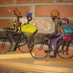 Ugandan Metal Figurines