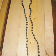 Single Strand Paperbead Necklaces